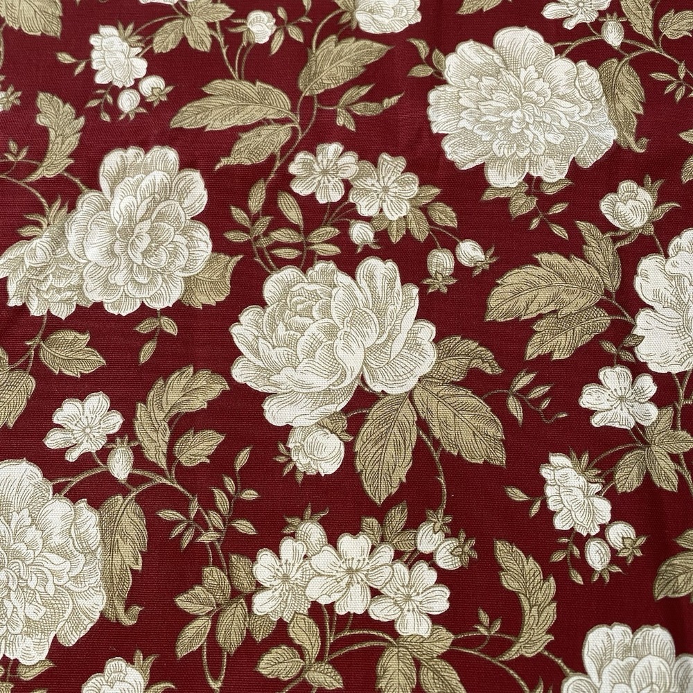2.5 yds x 54" Home Collections By Madison Avenue Fabric Floral - Soil Release